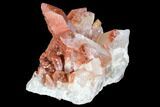 Natural, Red Quartz Crystal Cluster - Morocco #101479-1